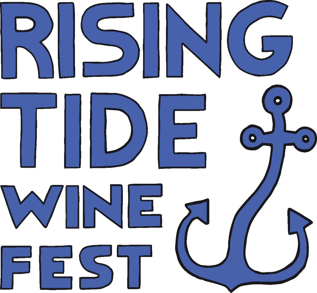 Rising Tide Wine Fest logo with anchor